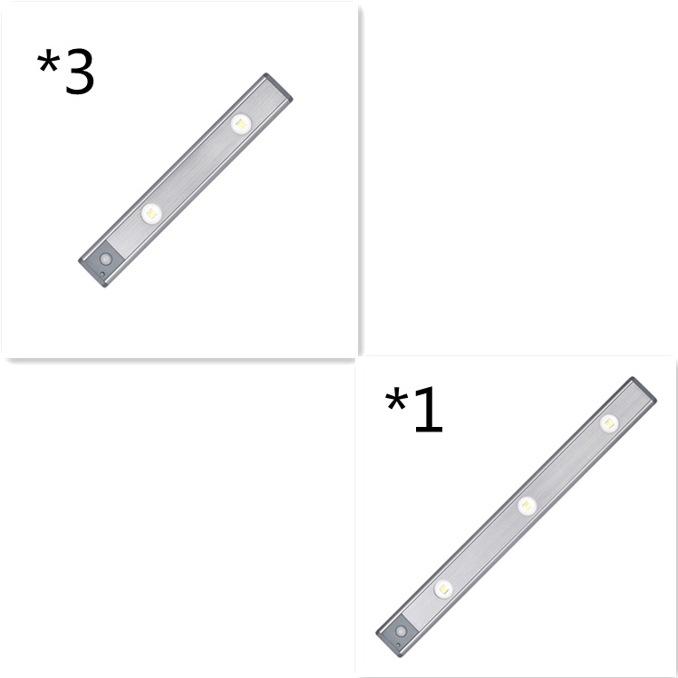 Motion Sensor Lamp Under The Cabinet Dimmable Cabinet Lamp Rechargeable Magnetic Suction Installation Kitchen Night Light Wardrobe Lamp - Image 9