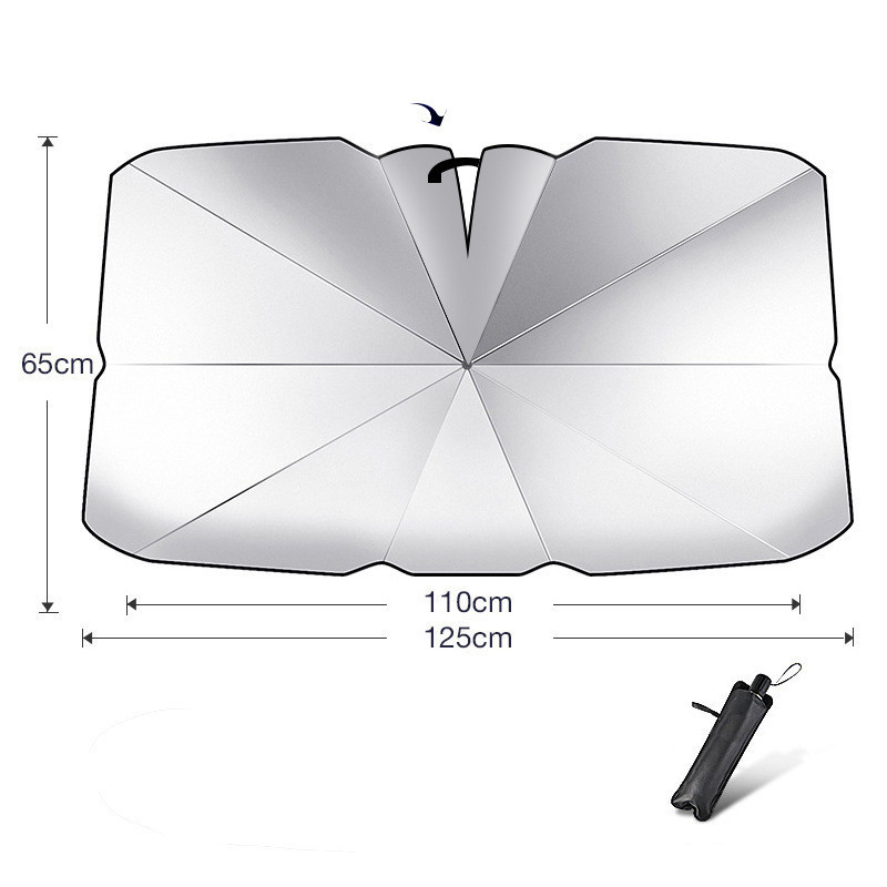 Foldable Car Windshield Sun Shade Umbrella UV Protection Heat Insulation Parasol Auto Front Window Cover Interior Protector Summer Gadgets - Image 9