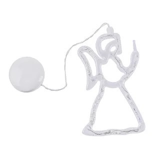 Christmas LED Suction Cup Chandelier Santa Claus Elk Snowman Lights Holiday Party Window Decor Lamps Battery Powered - Image 10