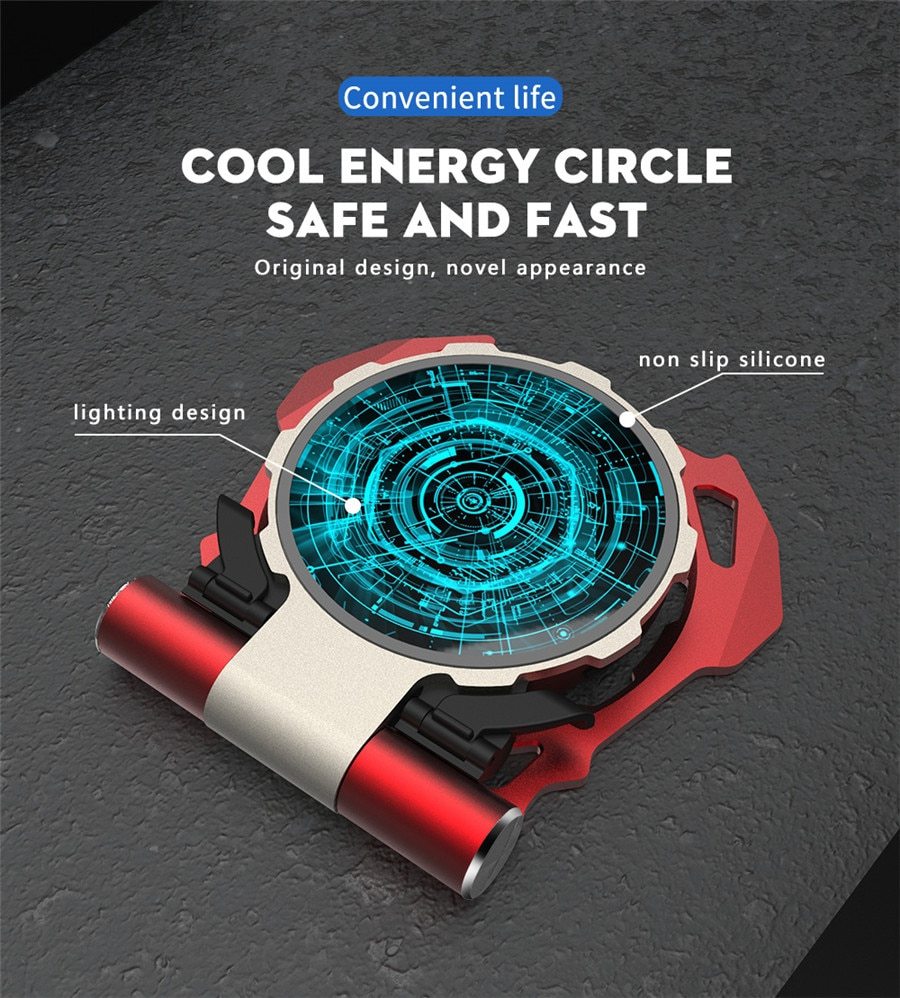Iron Man Metal QI Wireless Charger Stand Desktop Mobile Phone Charger - Image 8