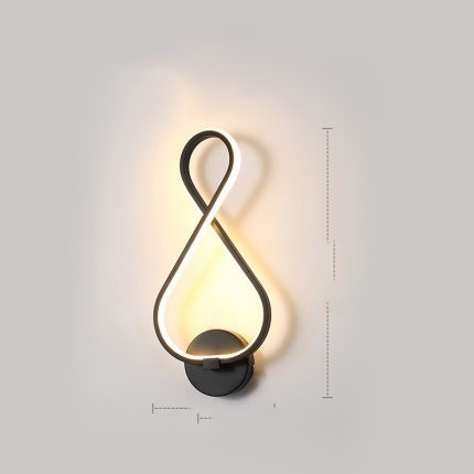led wall lamp nordic minimalist bedroom bedside lamp - Image 6