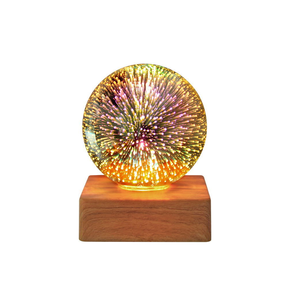USB 3D Firework Crystals Ball Night Light Plug In Romantic Star LED Night Light Christmas Lights Christmas Home Decorations - Image 10