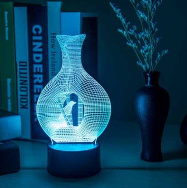 Creative 3D night light LED lamp - Image 3