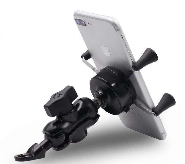 Motorcycle Mobile Phone Bracket Modification Electric Bike Bicycle Accessories Aluminum Alloy Base Bracket - Image 3