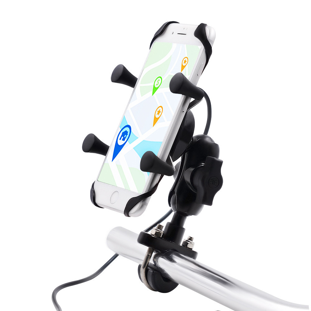 Motorcycle Mobile Phone Bracket Modification Electric Bike Bicycle Accessories Aluminum Alloy Base Bracket - Image 2