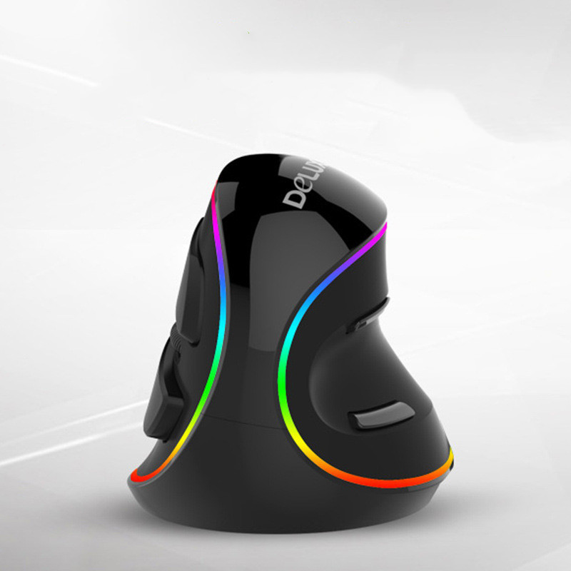 Ergonomics Vertical Gaming Mouse 6 Buttons Wired Wireless Right Hand Mice for PC Laptop Computer - Image 2