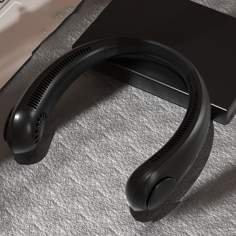 Leafless Hanging Neck Fan Usb Charging Lazy Silent Fan - Image 5