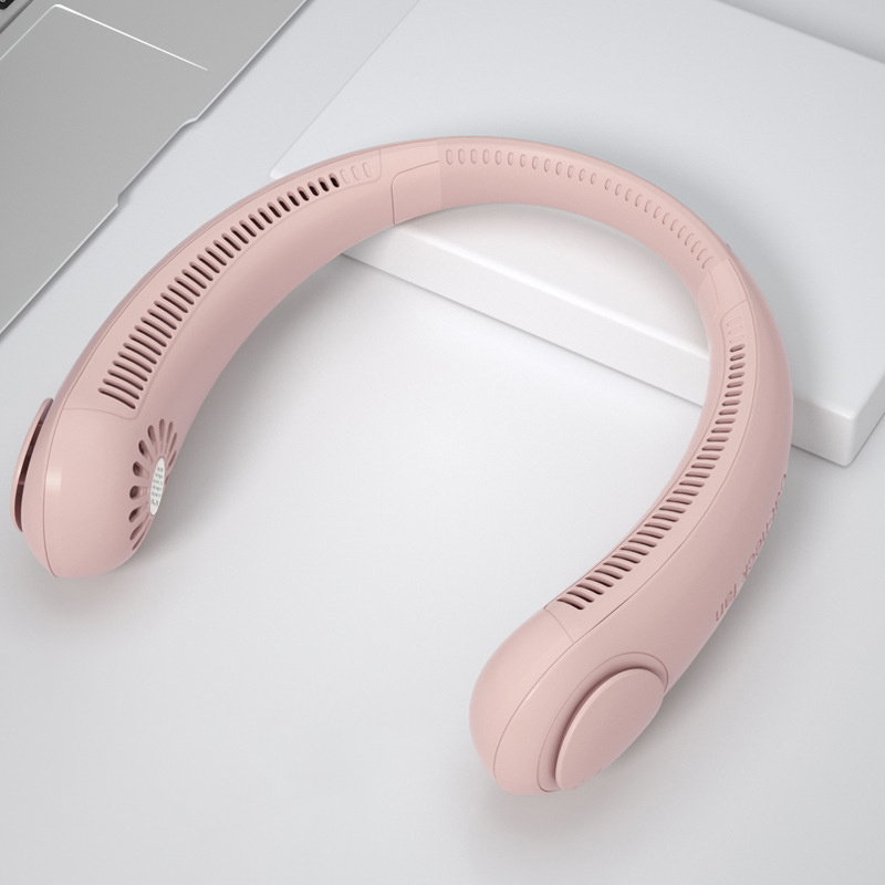 Leafless Hanging Neck Fan Usb Charging Lazy Silent Fan - Image 3