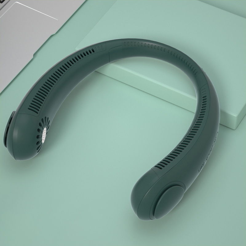 Leafless Hanging Neck Fan Usb Charging Lazy Silent Fan - Image 4