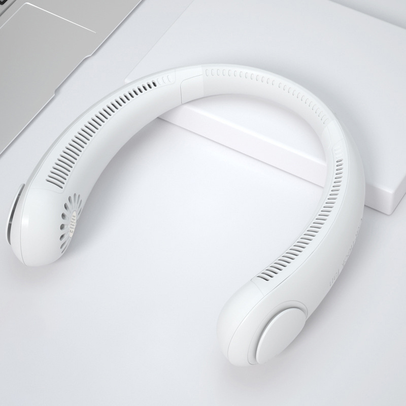 Leafless Hanging Neck Fan Usb Charging Lazy Silent Fan - Image 2