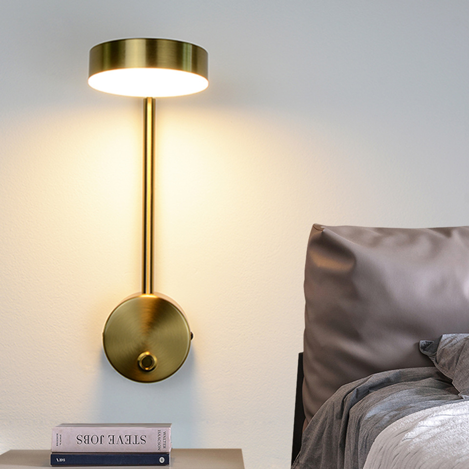 Bedside Lamp Wall Lamp Rotary Key Lamp Wall Lamp Background Wall Decoration