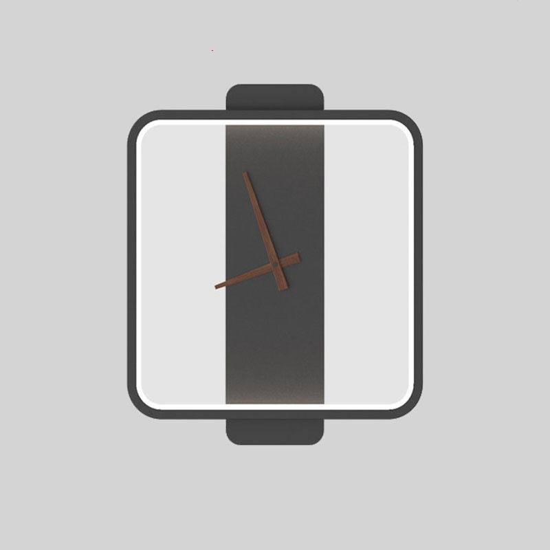 Nordic Wall Lamp Bedroom Bedside Lamp Clock Modeling Lamp - Image 4