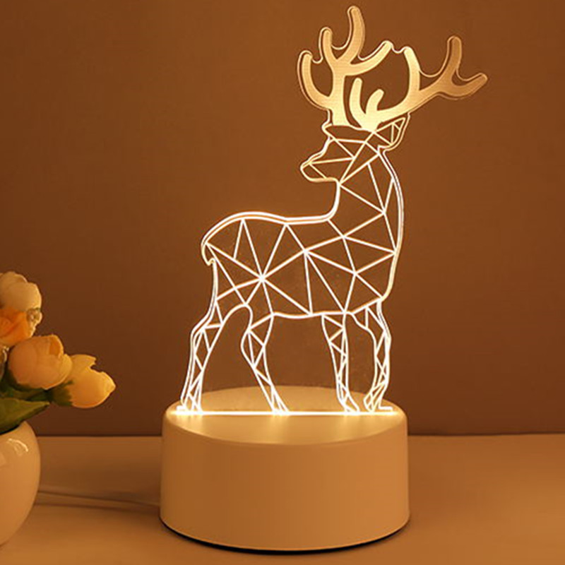 3D Lamp Acrylic USB LED Night Lights Neon Sign Lamp Xmas Home Decorations For Room Decor Valentines Day Gifts - Image 5