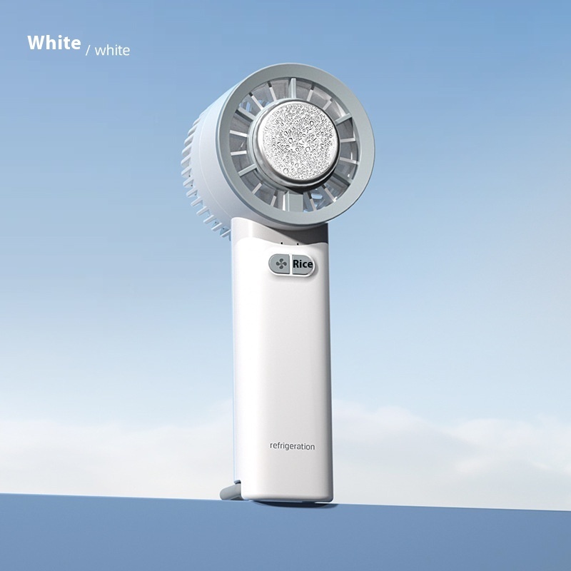Summer Gadget Handheld Turbo Jet Fan Mini Portable Ice Cold Fan Generation Brushless Motor Wind High Speed Duct Fans Violent Blower - Image 6