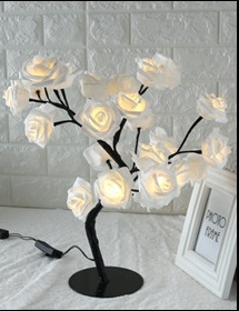 LED Tree Lamp Rose Small Tree Lamp Modeling Lamp Table Lamp - Image 5
