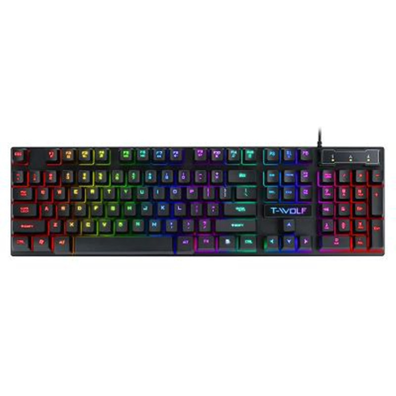 Gaming Usb Luminous Wired Keyboard Floating Manipulator - Image 6