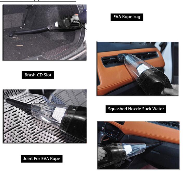 High Power Wet and Dry Vacuum Cleaner Car Vacuum Cleaner Super Suction Haipa Handheld - Image 4