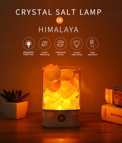 USB Crystal Light Himalayan Salt LED Lamp - Image 8