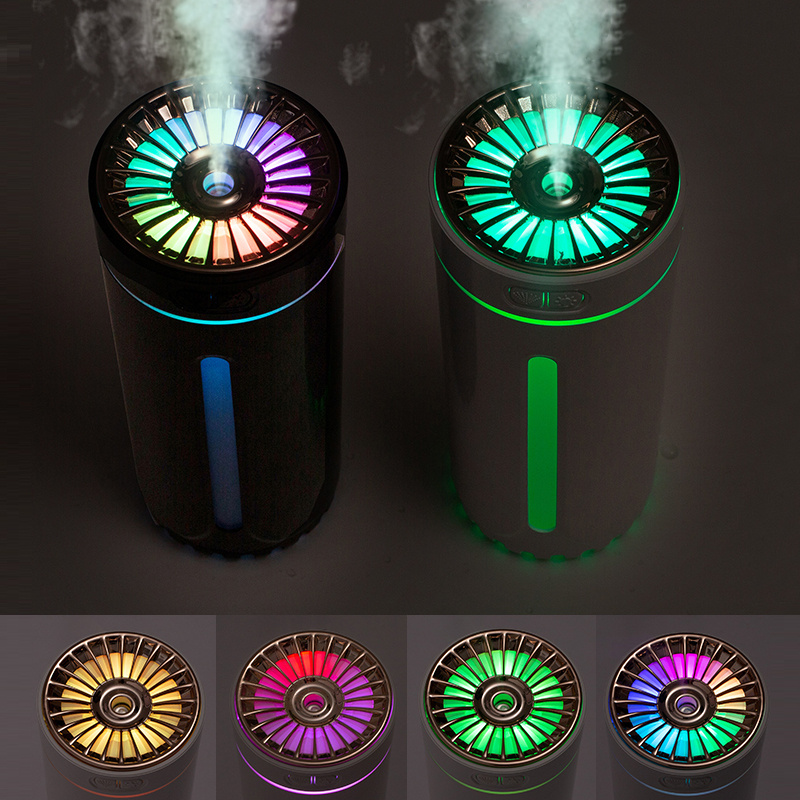 Wireless Air Humidifier Colorful Lights Mute Ultrasonic USB Fogger Diffuser Purifier 800mAh Rechargeabl Cool Mist Maker For Car - Image 5