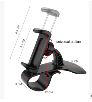 360 Degree Rotation Universal Car Phone Holder - Image 2