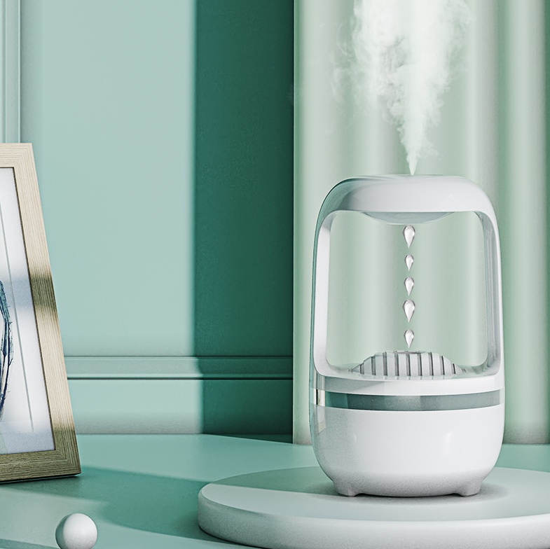 Anti Gravity Humidifier Water Drop Backflow Aromatherapy Machine Large Capacity Office Bedroom Quiet Heavy Fog Household Sprayer - Image 5