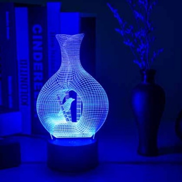 Creative 3D night light LED lamp - Image 4