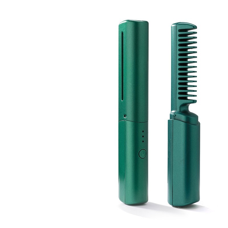 Professional Wireless Hair Straightener Curler Comb Fast Heating Negative Ion Straightening Curling Brush Hair Styling Tools - Image 9