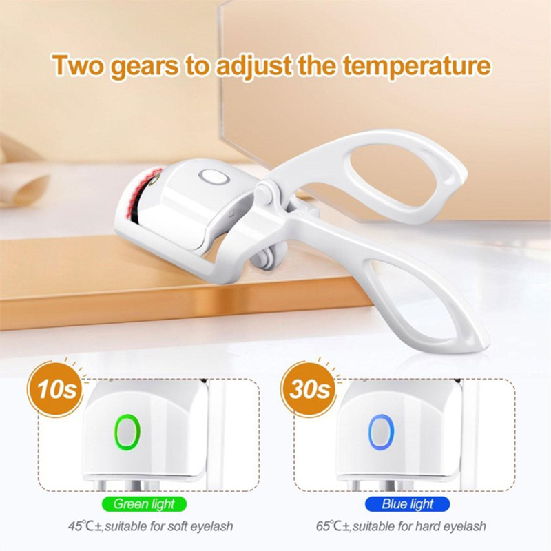 Heated Eyelash Curler Electric Temperature Control Mini Eyelash Curler Electric Portable Charging - Image 7