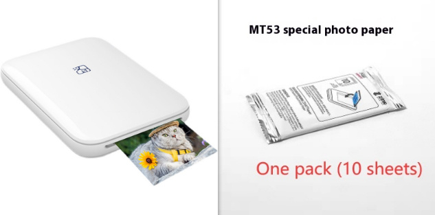 Color Photo Printer Portable Full Color Wireless Photo Printer USB Bluetooth Thermal Sublimation Printer - Image 9