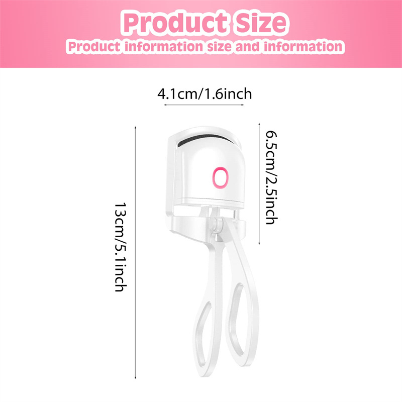 Heated Eyelash Curler Electric Temperature Control Mini Eyelash Curler Electric Portable Charging - Image 10