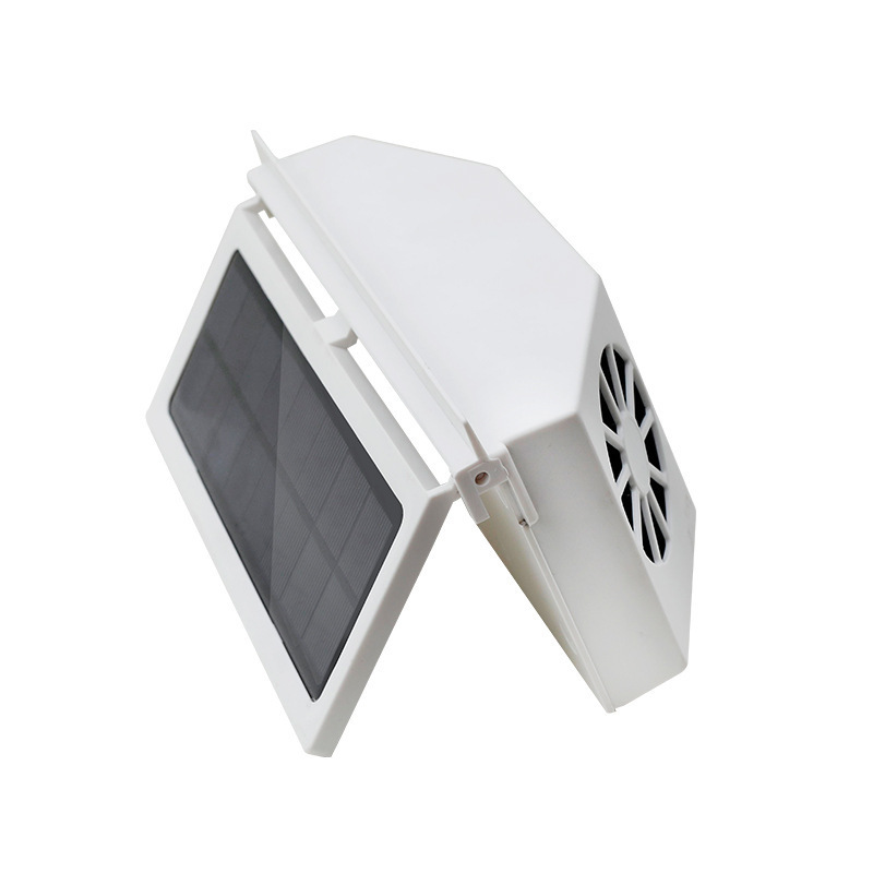 Car Fan Solar Window Sun Powered Car Auto Air Vent Cool Cooling System Radiator Fan Cooling Fan Energy Saving Car Styling Cooler - Image 4