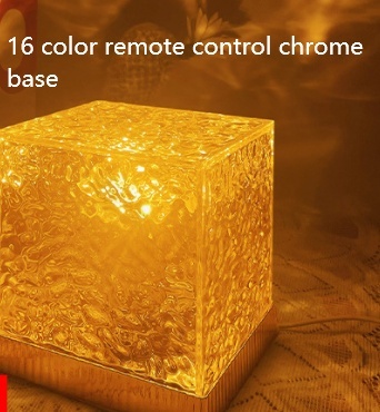 LED Water Ripple Ambient Night Light USB Rotating Projection Crystal Table Lamp RGB Dimmable Home Decoration 16 Color Gifts - Image 9