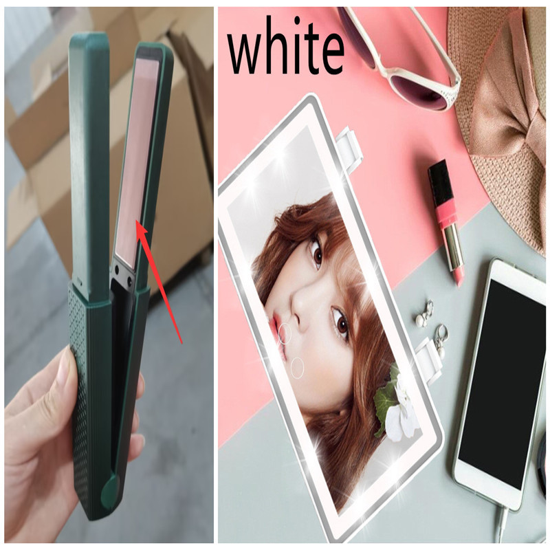 Hair Straightener Cordless Usb Hair Straightener Mini Ceramics Hair Curler 3 Constant Temperature Portable Flat Iron For Travel - Image 9