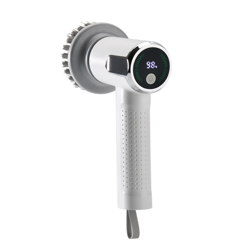Multifunctional Smart Display Electric Cleaning Brush Wireless Kitchen Sink Cleaning Brush Waterproof Electric Pot Brush Cleaning Tool - Image 6