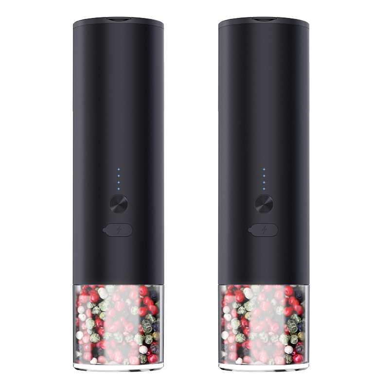 Electric Food Corn Soybean Salt And Pepper Grinder Mill Machine Rechargeable Electric Pepper And Salt Grinder Set With LED Kitchen Gadgets - Image 5