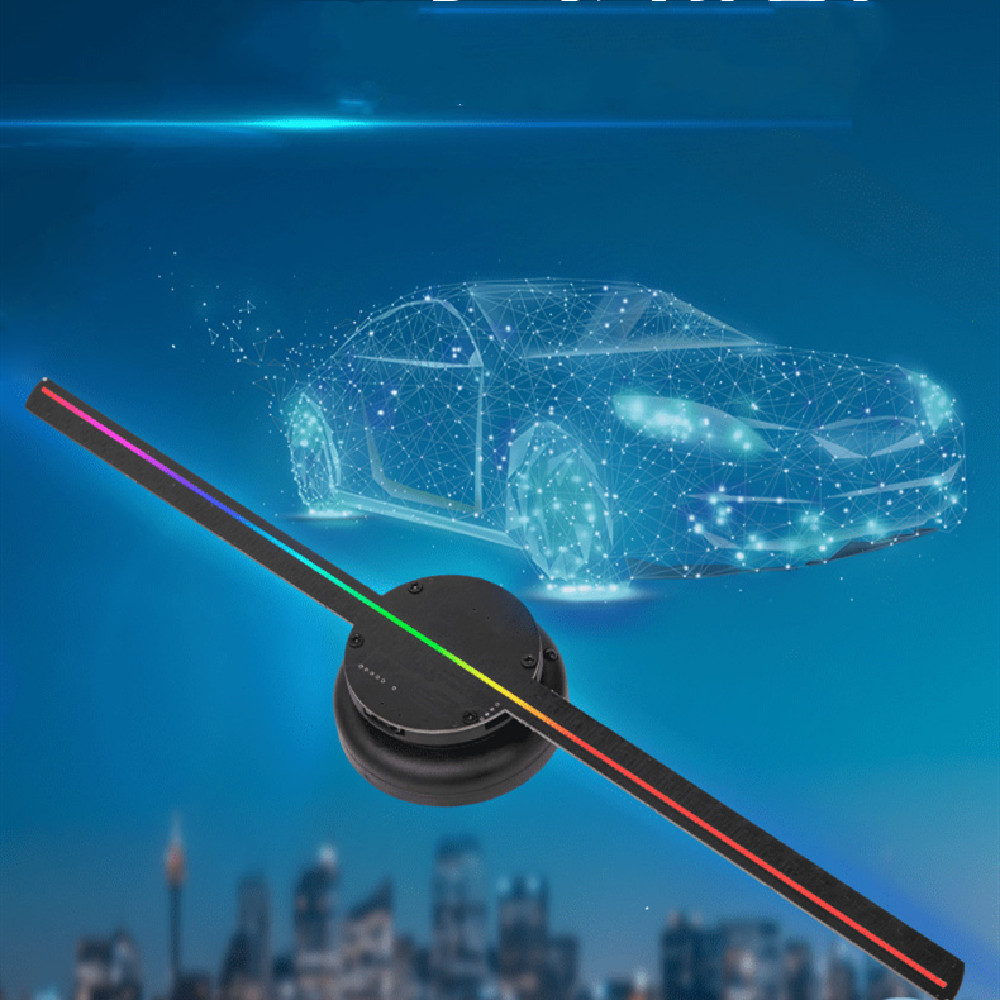 Led Luminous Sign Light Holographic Projector Diy Fan Screen Video Picture 3d Holographic Light Holiday Decoration - Image 2