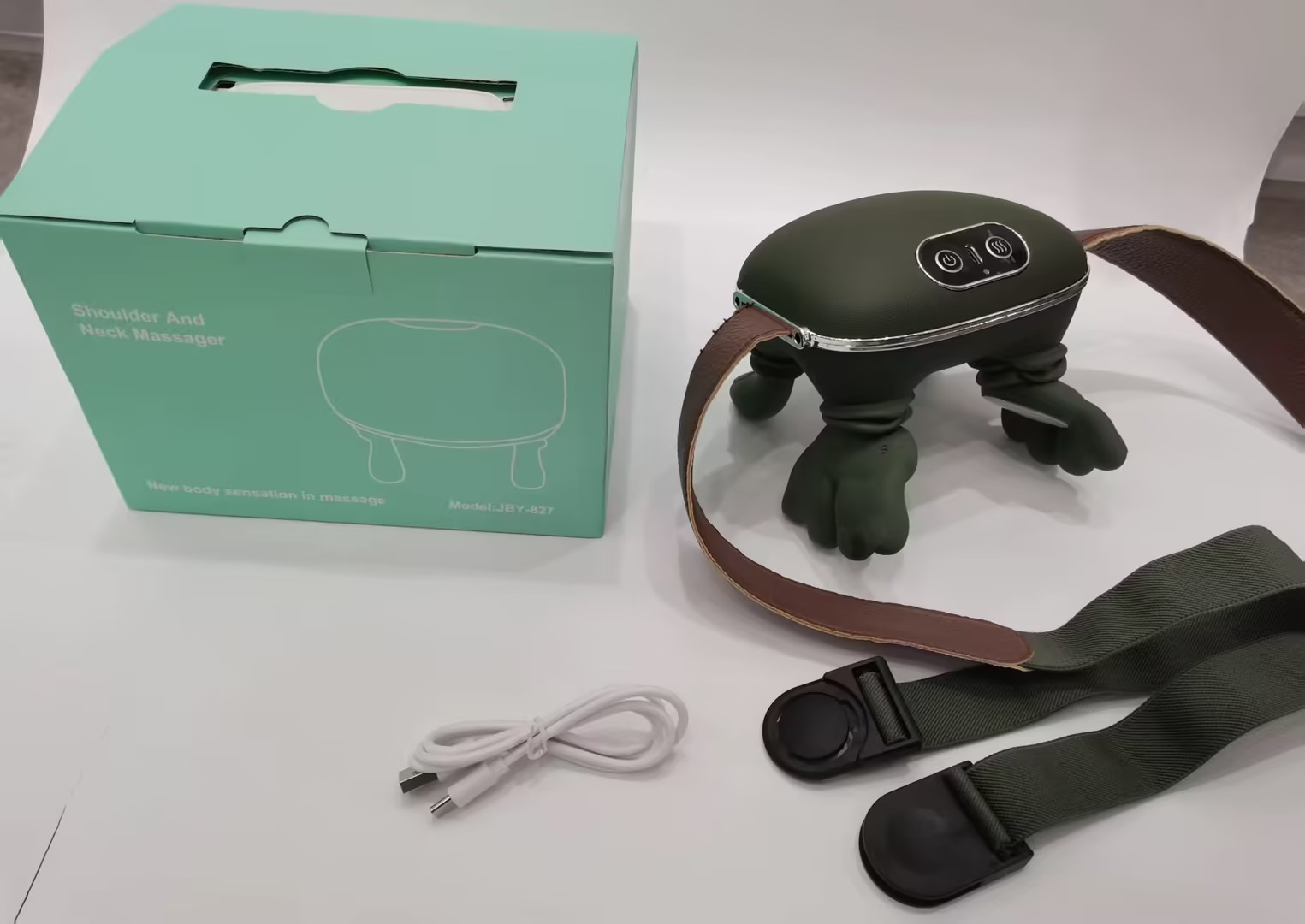 Electric Neck And Shoulder Muscle Massager Wireless Shoulder And Back Kneading Massage Shawl Neck Masajeador Relax Pain Relief - Image 6