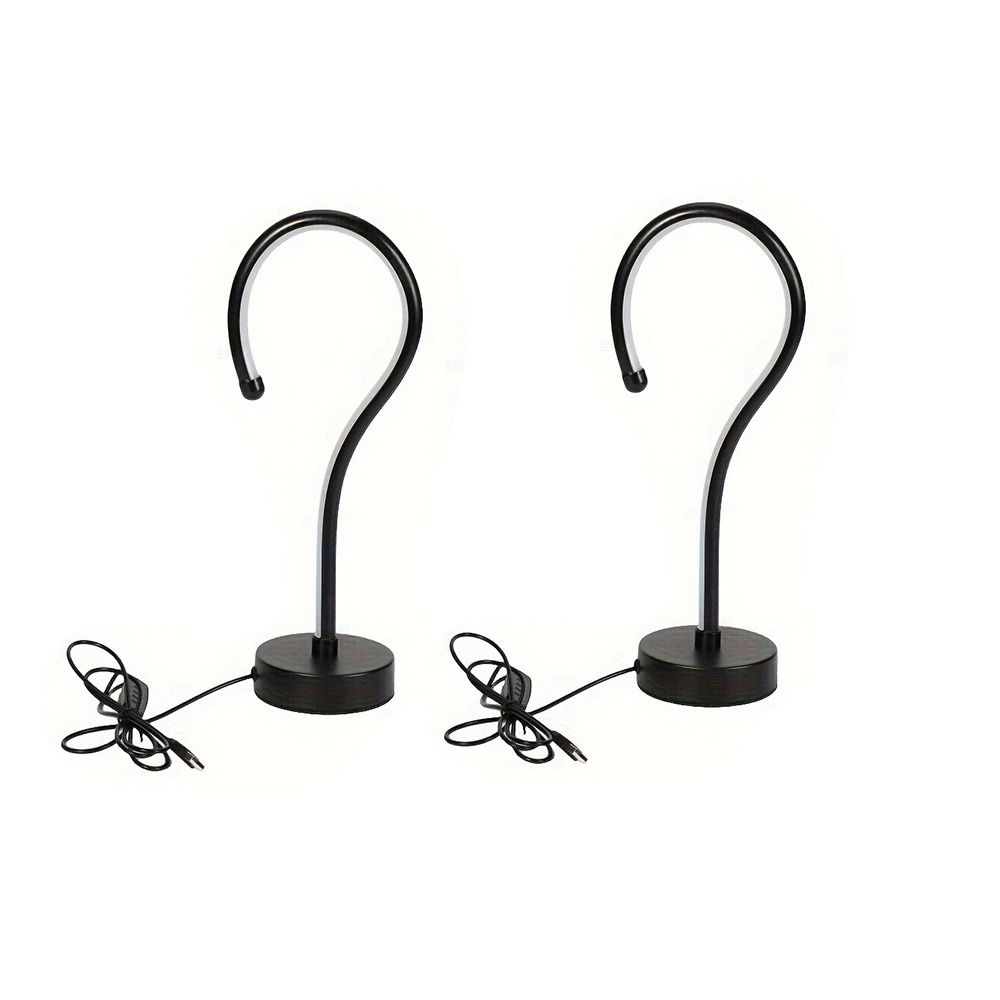 2PC Creative Question Mark Shape Table Lamp, USB Three-color Dimming Desktop Decoration Table Lamp - Image 7