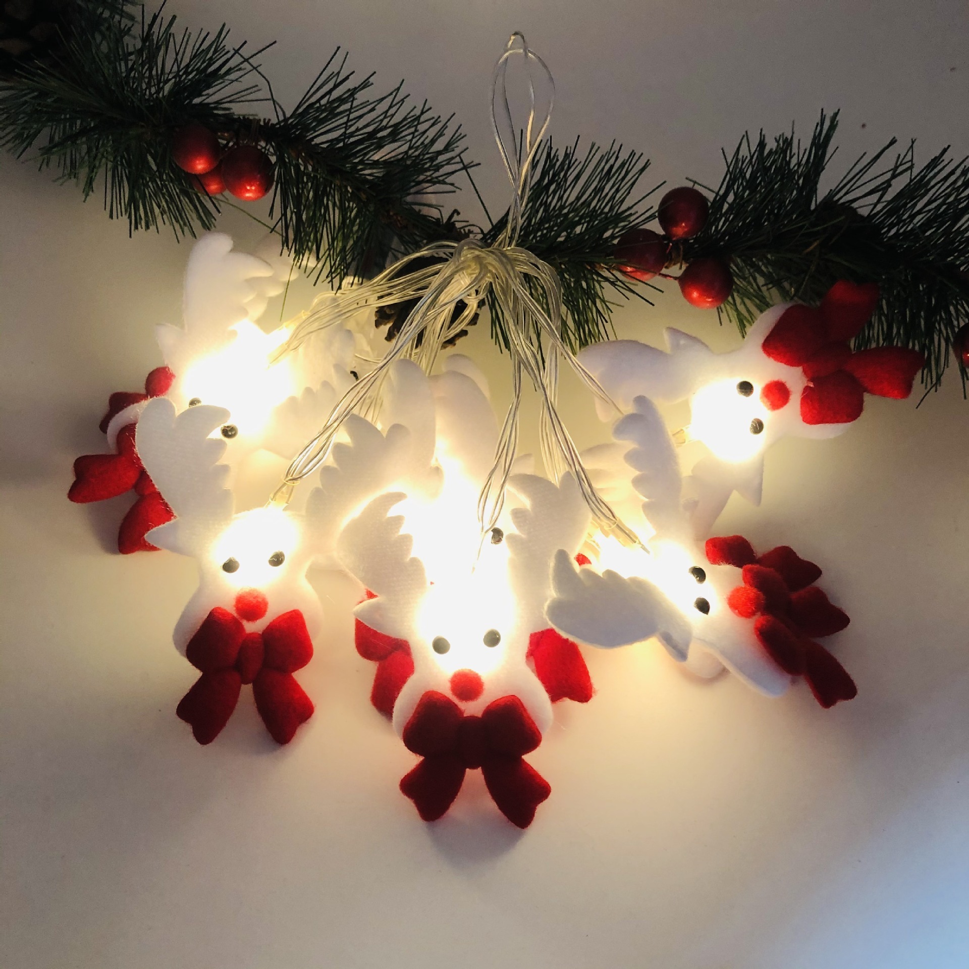 Christmas Decoration Snowman LED String Lights Garland Xmas Fairy Lights Decor For Home Navidad Christmas Ornament New Year - Image 4