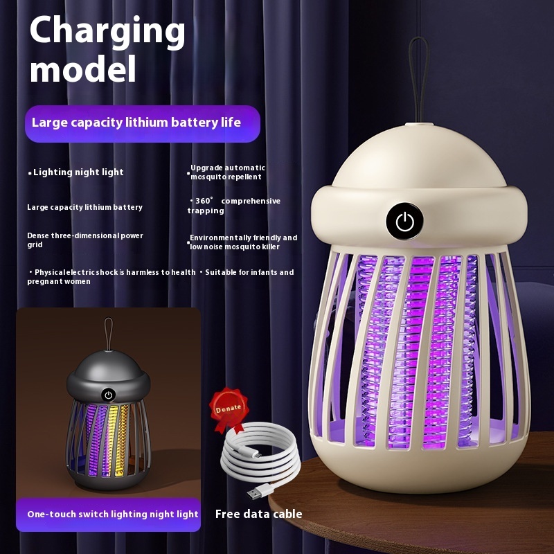 Mosquito Killer Lamp Insect Repellent Radiation Less Mute Electric Insect Trap Usb Charging Outdoor Mosquito Killer Repellent - Image 8
