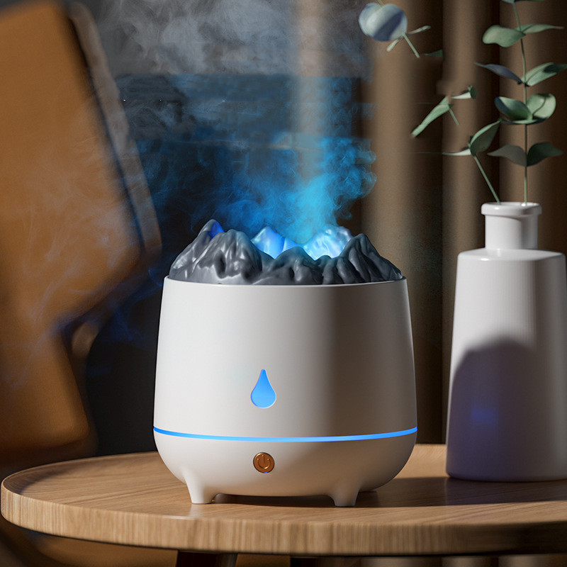 New Volcano Humidifier Flaming Mountain Aromatherapy Machine Volcano Diffuser Home Fog Volume Creativity - Image 2