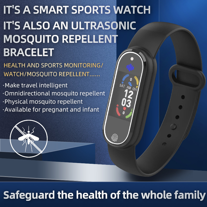 New Mosquito Repellent Bracelet Ultrasonic Insect Wristband Watch Portable Repeller Electronic Bracelet Anti Mosquito Baby Kids Adults - Image 2