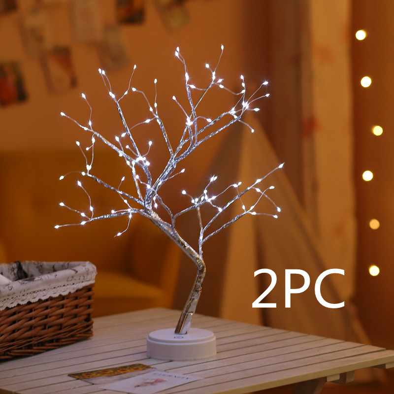 Christmas Decoration Night Light LED Pearl Tree Light Starry Touch Light - Image 9