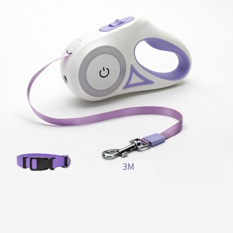 Dog Leash Retractable Leash And Dog Collar Spotlight Automatic Pet Dog Cat Traction Rope For Small Medium Dogs Pet Product - Image 10
