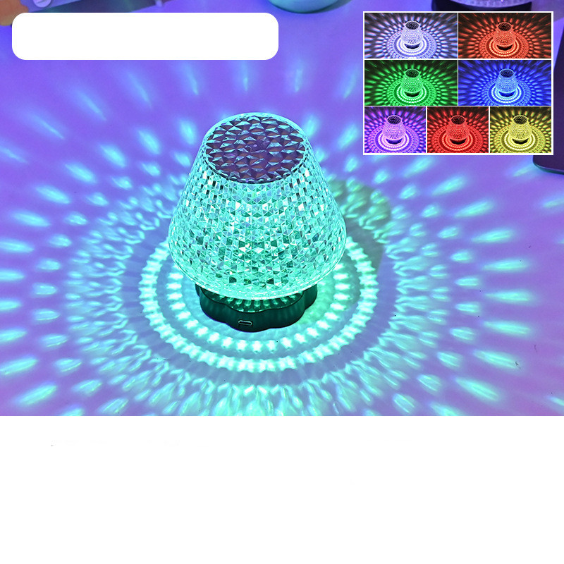 Diamond Crystal Lamp Table Light USB Touch Sensor Bar Table Lamp Dimming Beside Lamp LED Night Light For Restaurant Wedding - Image 9