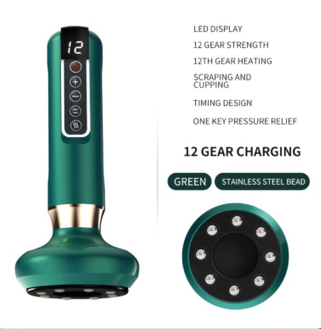 Electric Vacuum Cupping Massager For Body Anti-Cellulite Suction Cup Gua Sha Massage Body Cups Guasha Fat Burning Slimming Jars - Image 10