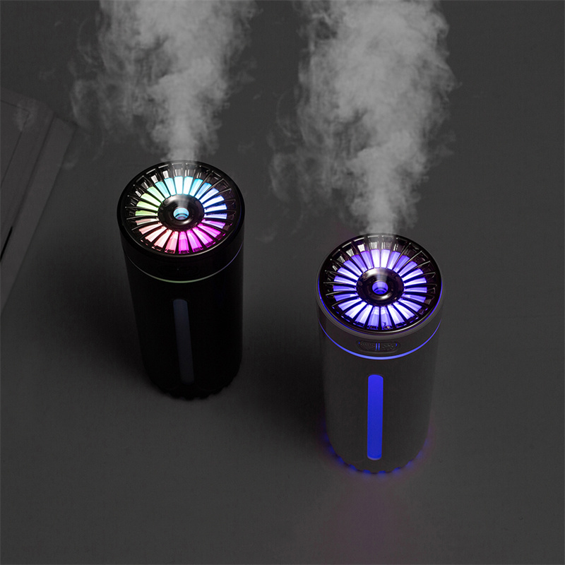 Wireless Air Humidifier Colorful Lights Mute Ultrasonic USB Fogger Diffuser Purifier 800mAh Rechargeabl Cool Mist Maker For Car - Image 6