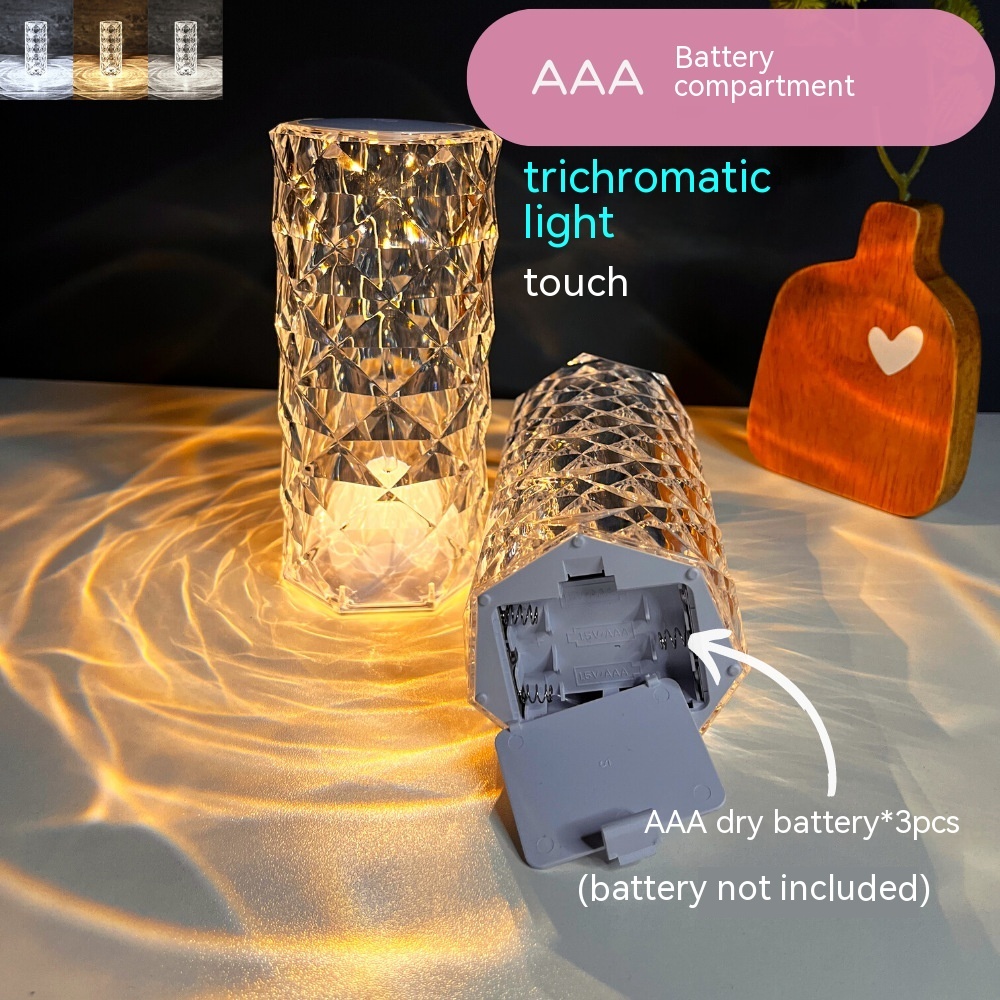 Crystal Rose Lamp Atmosphere Creative Led Table Lamp - Image 6