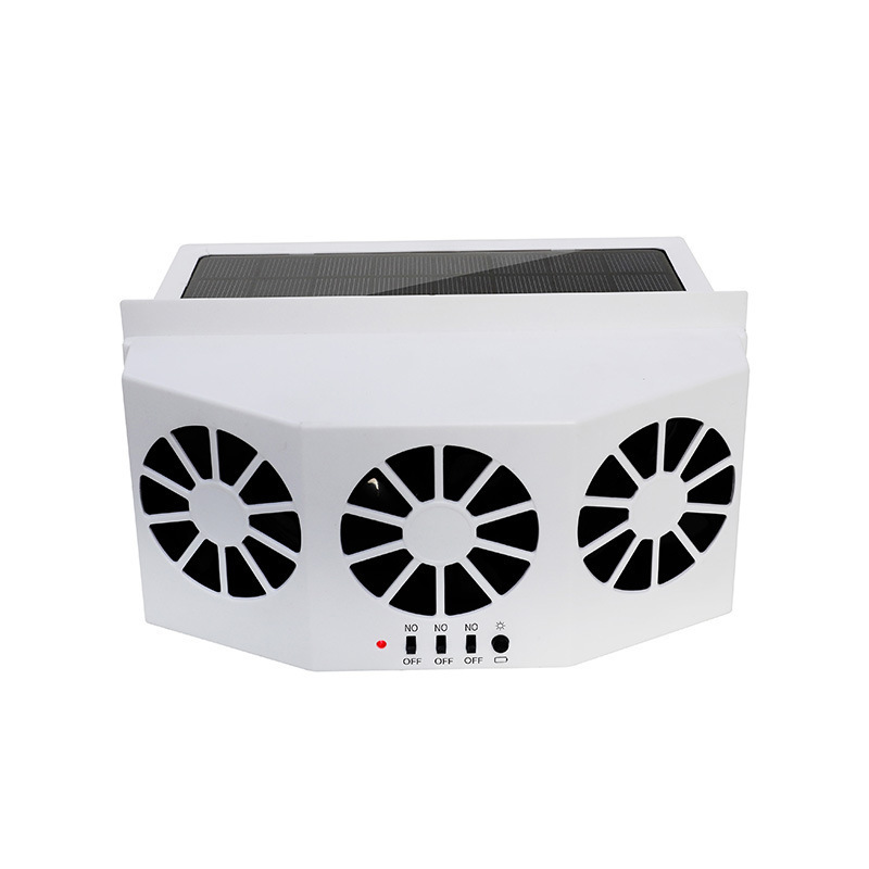 Car Fan Solar Window Sun Powered Car Auto Air Vent Cool Cooling System Radiator Fan Cooling Fan Energy Saving Car Styling Cooler - Image 5