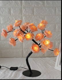 LED Tree Lamp Rose Small Tree Lamp Modeling Lamp Table Lamp - Image 3
